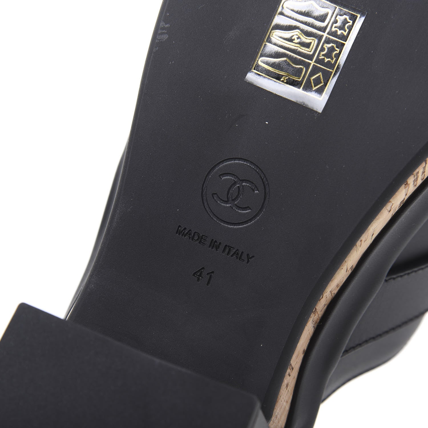 Chanel Calfskin CC Turn Lock Clogs 41 Black 7 of 8