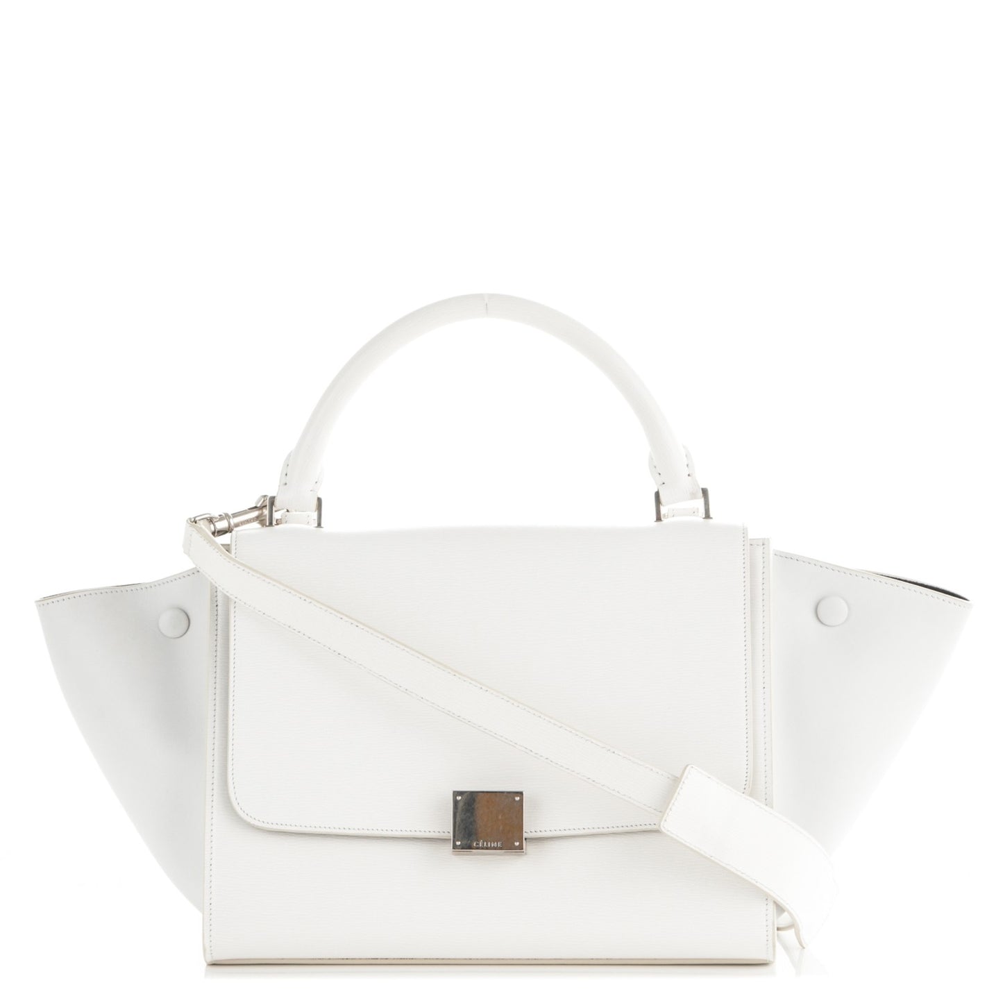 Liege Calfskin Small Trapeze White