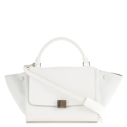 Celine Liege Calfskin Small Trapeze White 1 of 6