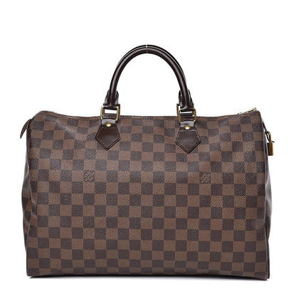 Louis Vuitton Damier Ebene Speedy 35 1 of 15