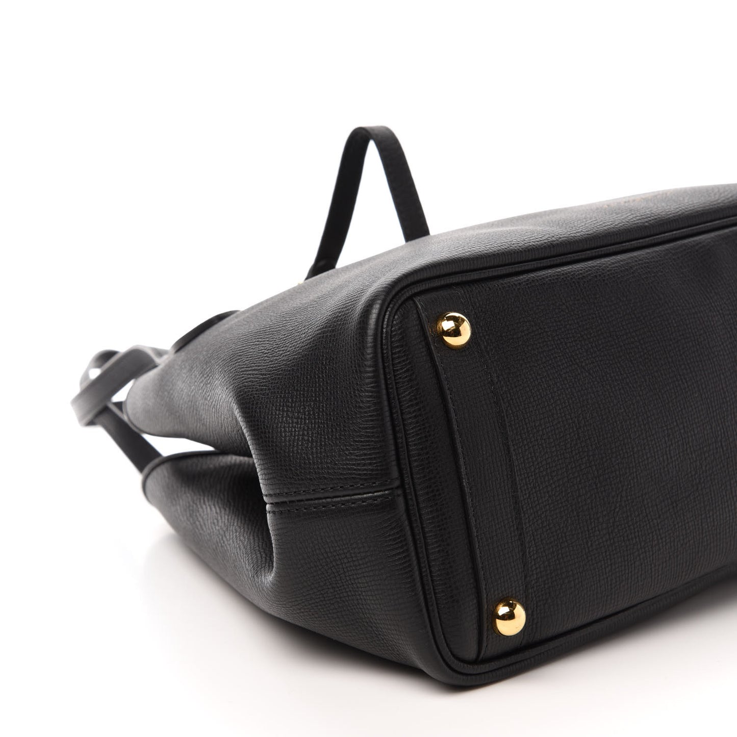 Grainy Calfskin Medium Honeybrook Tote Black