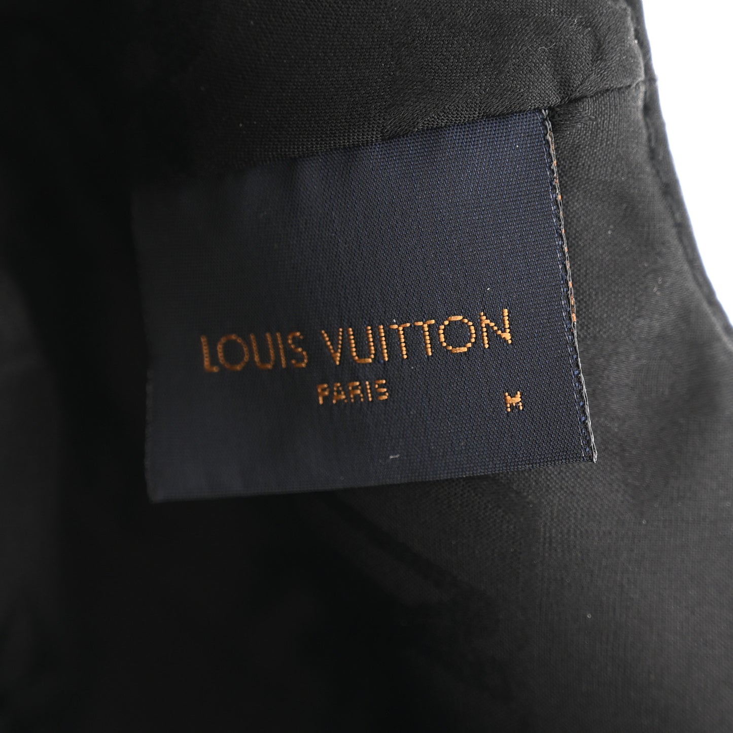 Polyester Silk Monogram LV Get Ready Cap M Black
