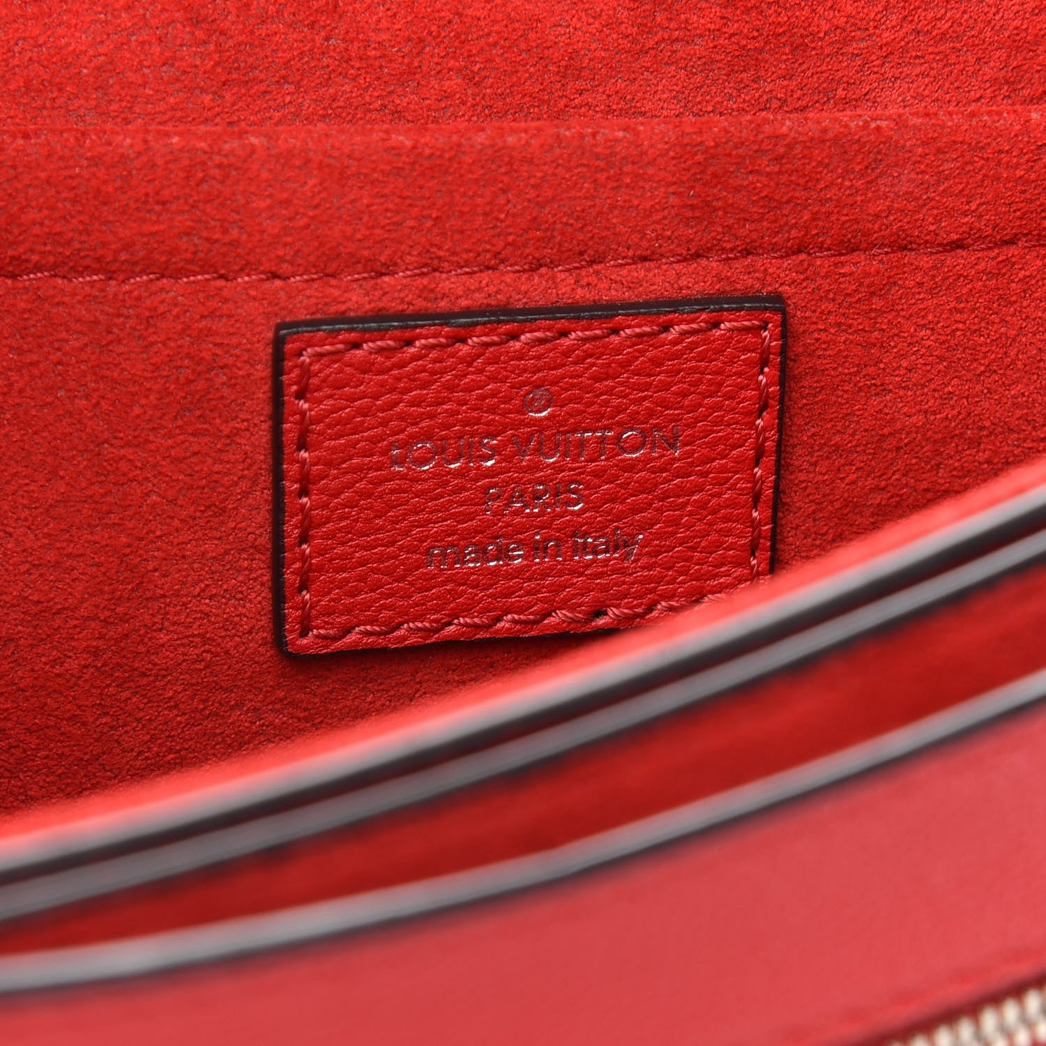 Louis Vuitton Calfskin Monogram Very Messenger Rubis Red 6 of 9
