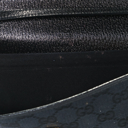 Gucci Monogram Bamboo Bar Clutch Black 11 of 12