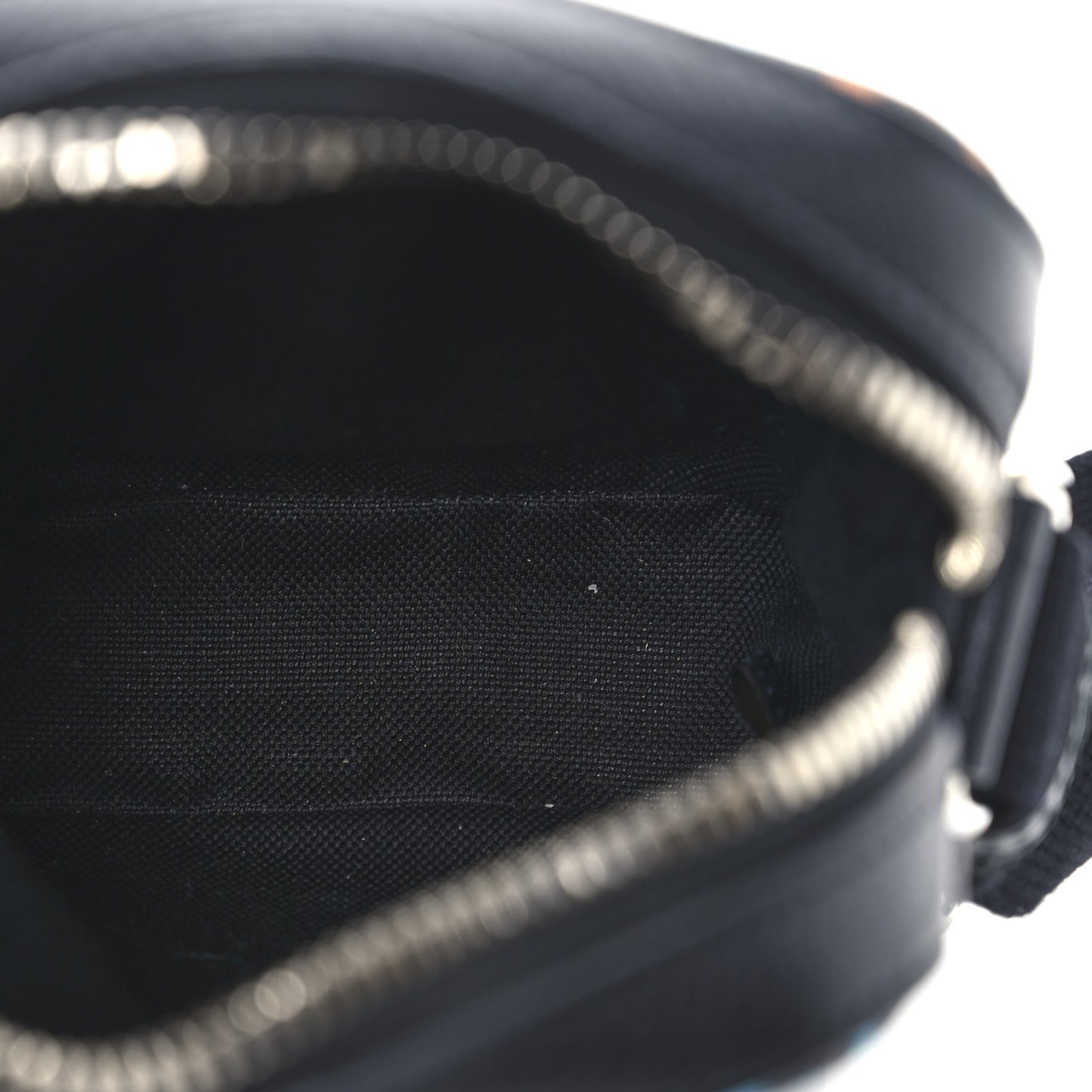 GG Supreme Monogram Psychedelic Messenger Bag Black