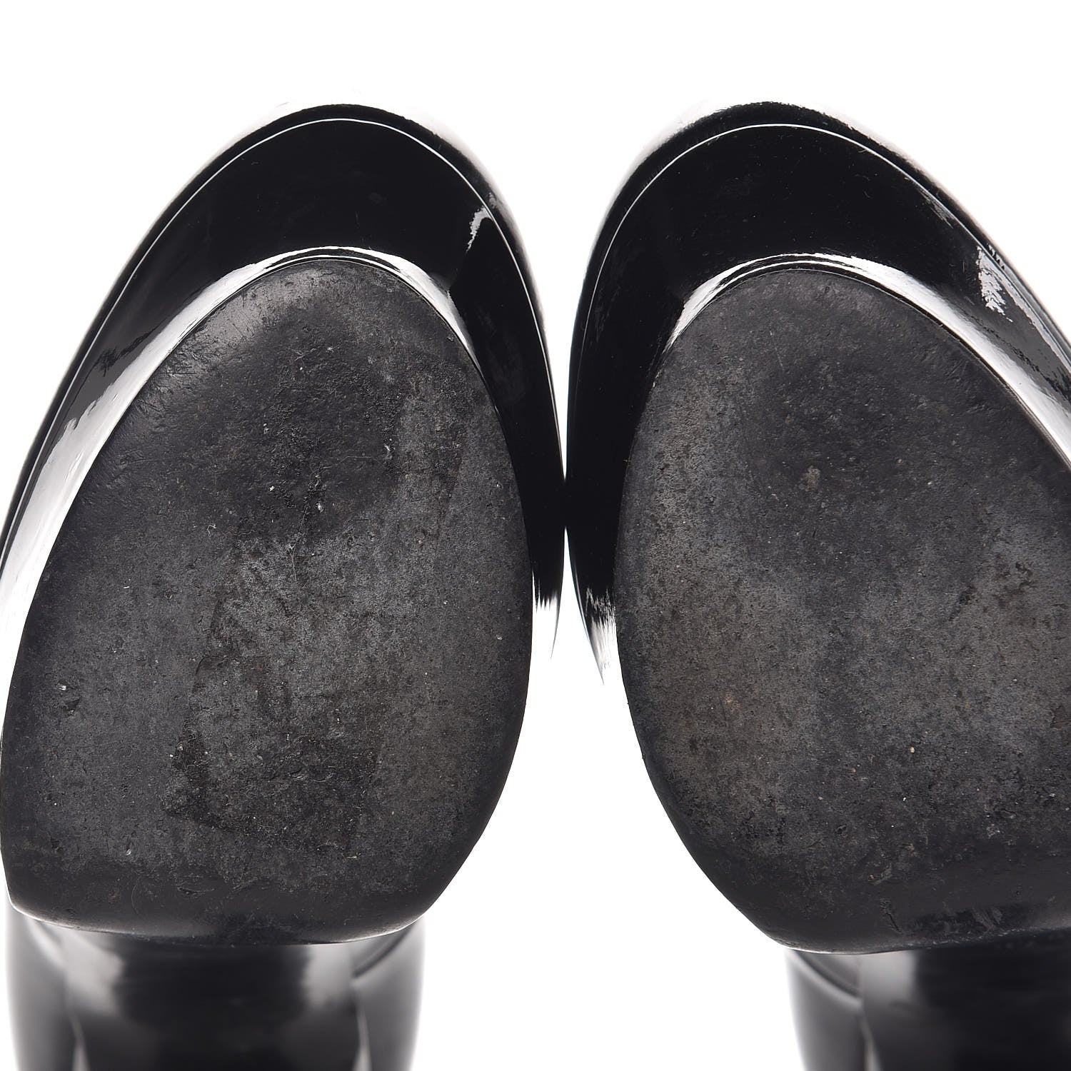 Saint Laurent Patent Gisele 80 Platform Pumps 37 Black 8 of 20
