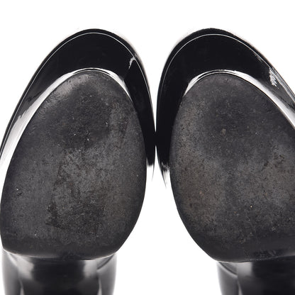Saint Laurent Patent Gisele 80 Platform Pumps 37 Black 8 of 20