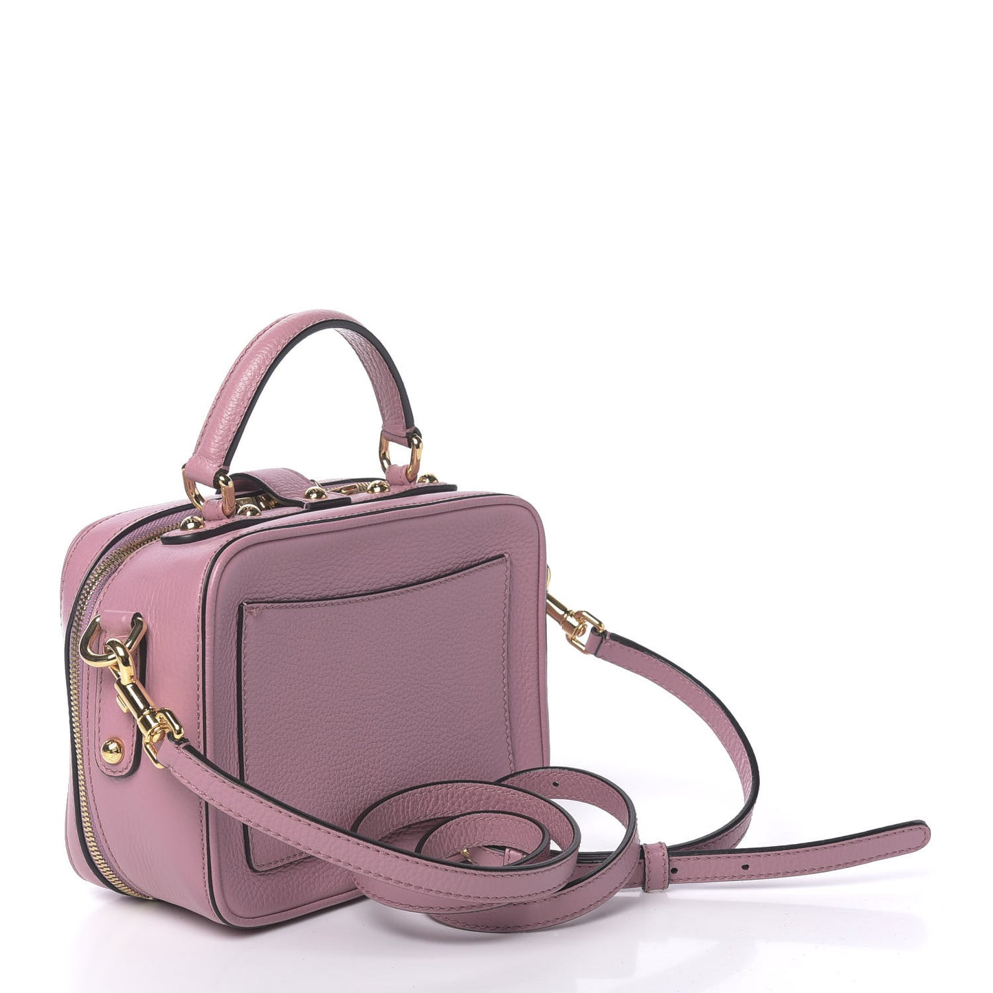 Calfskin Miss Bonita Box Bag Pink