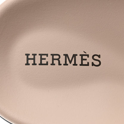 Hermes Calfskin Womens Chypre Sandals 35.5 Beige Mastic 7 of 9