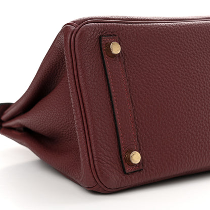 Hermes Togo Birkin 25 Rouge H 9 of 11