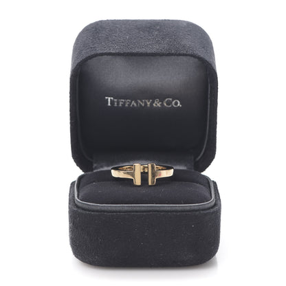 Tiffany 18K Yellow Gold T Square Ring 50 5.25 5 of 5