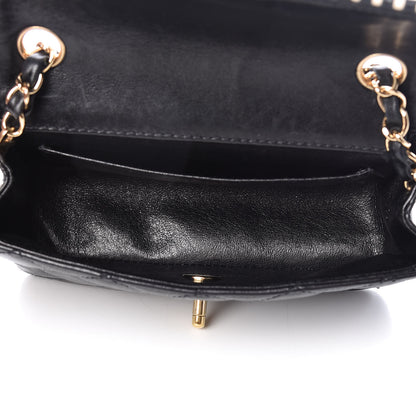 Chanel Lambskin Quilted Mini Flap Black 5 of 10