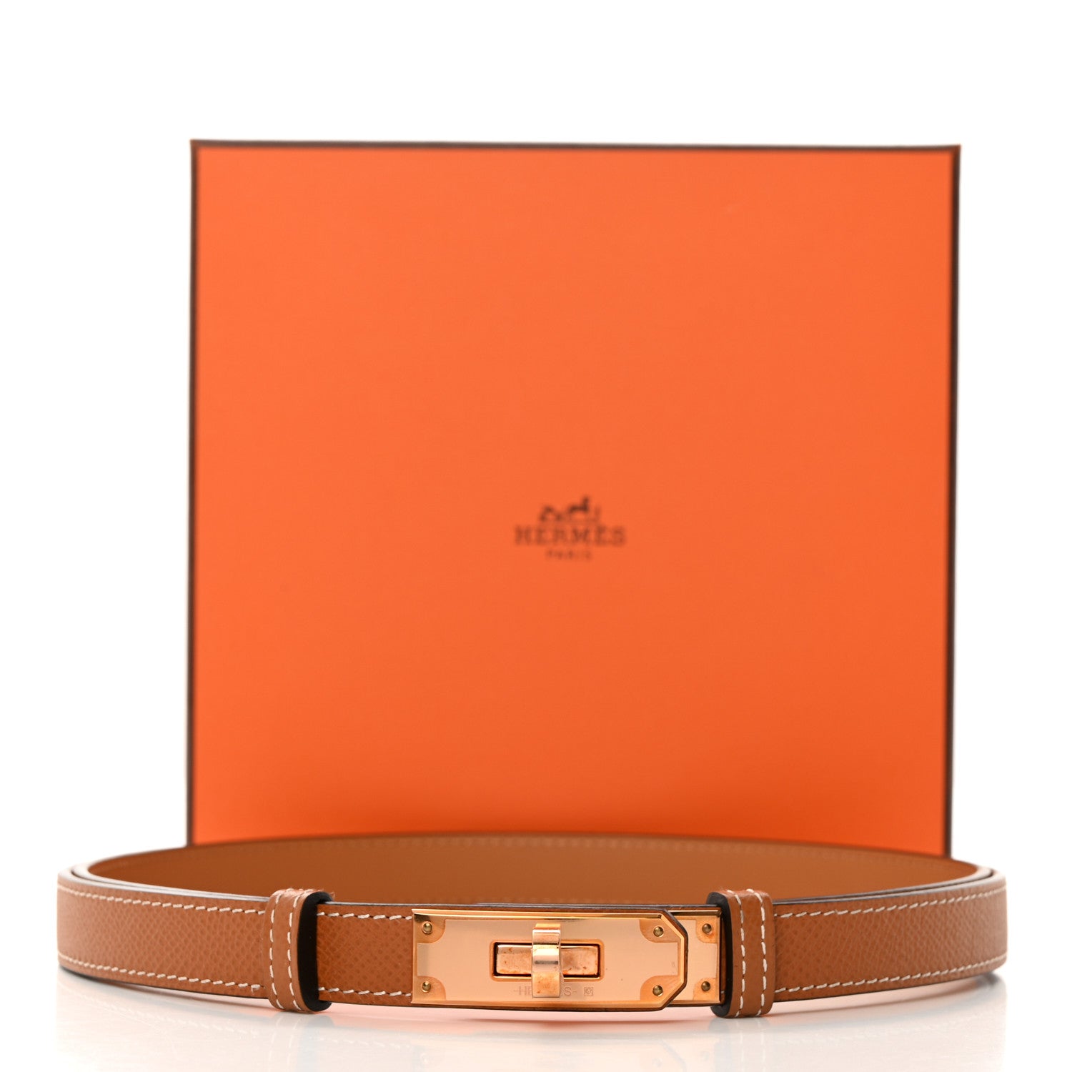 Hermes Epsom Kelly Belt Gold 5 of 5