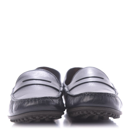 Gucci Nappa Web Mens Kanye Driver Loafers 8.5 Blue 2 of 11