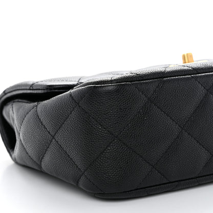 Chanel Caviar Quilted Sweetheart Flap Black 9 of 11