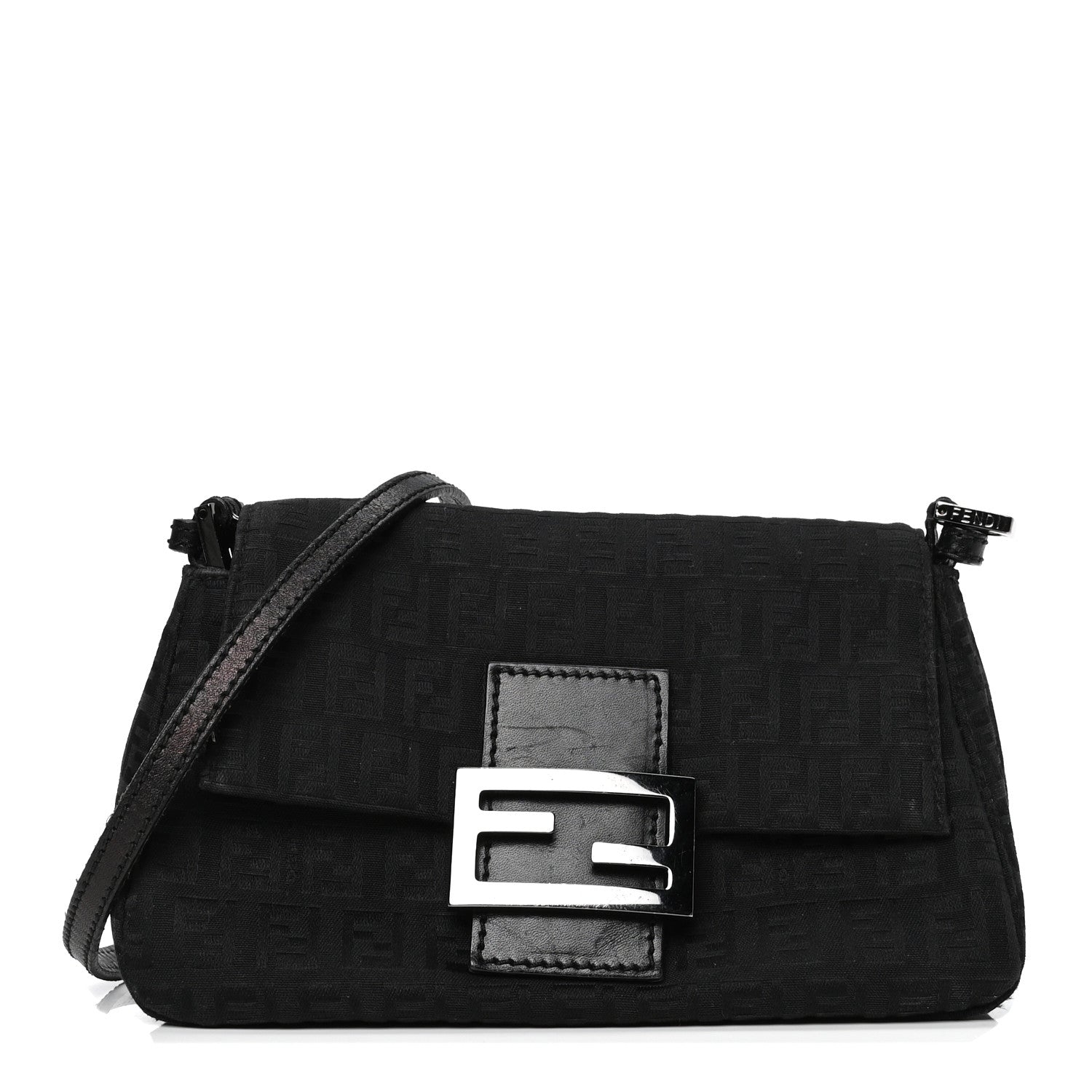 Fendi Zucchino Mini Mama Baguette Black 1 of 4