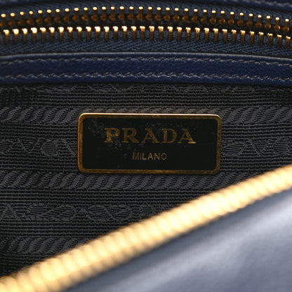 Prada Glace Calfskin Embossed Logo Crossbody Baltico 6 of 11