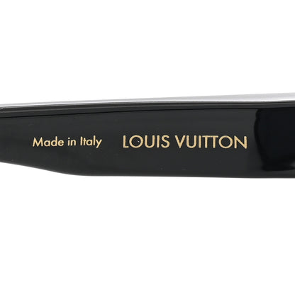 Louis Vuitton Acetate Square Cat Eye Sunglasses Z2078U Black 5 of 8