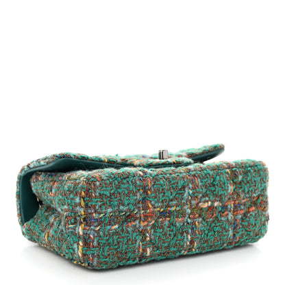Chanel Tweed Quilted Mini Rectangular Flap Green 4 of 10