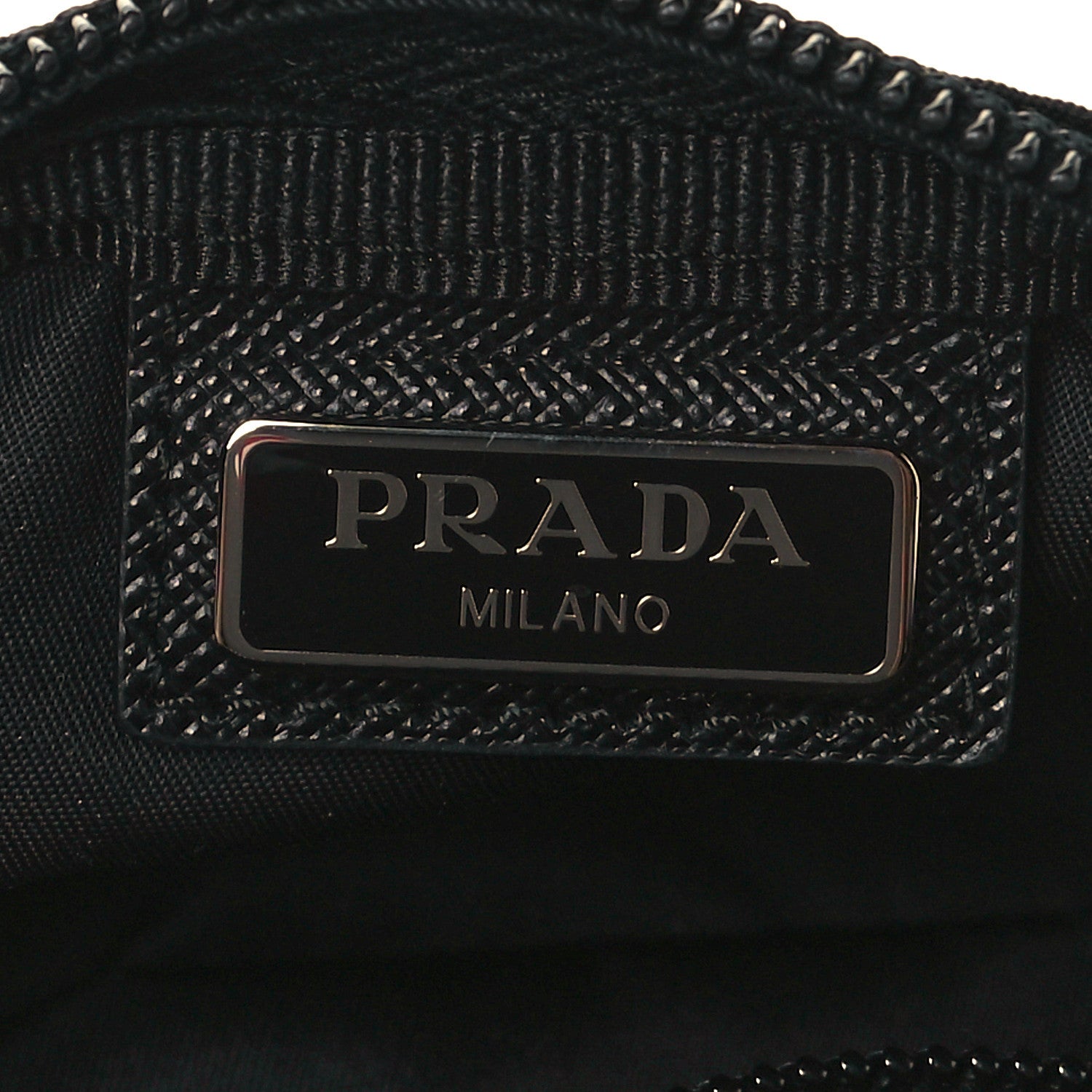 Prada Tessuto Nylon Vela Cosmetic Pouch Black 6 of 8