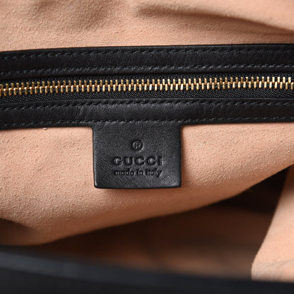 Gucci Guccissima Signature Large Linea A Hobo Black 7 of 17