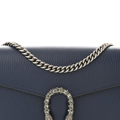 Gucci Dollar Calfskin Crystal Mini Dionysus Chain Wallet Blue Agata Black Diamond 10 of 12