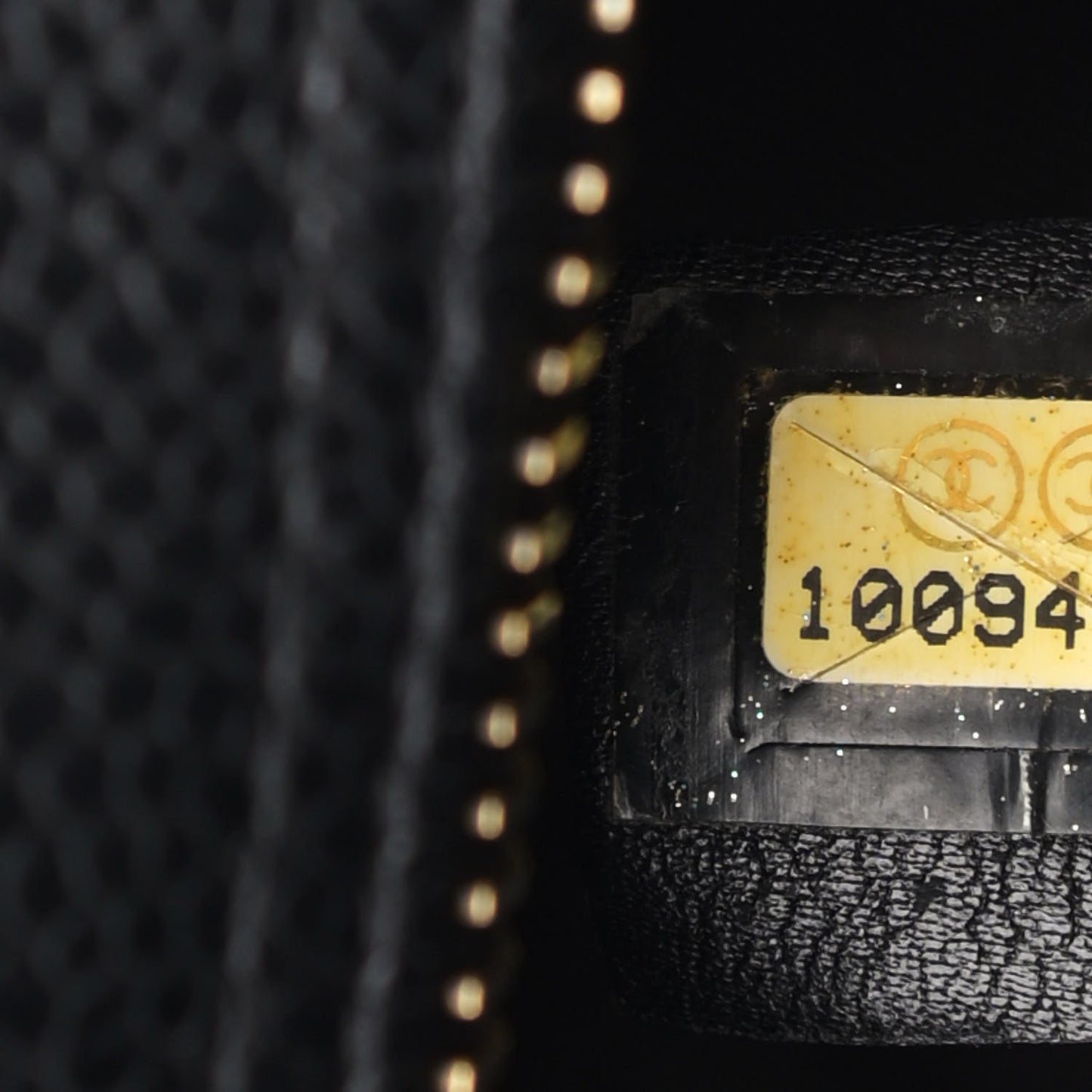 Caviar Quilted Large Bowler Black