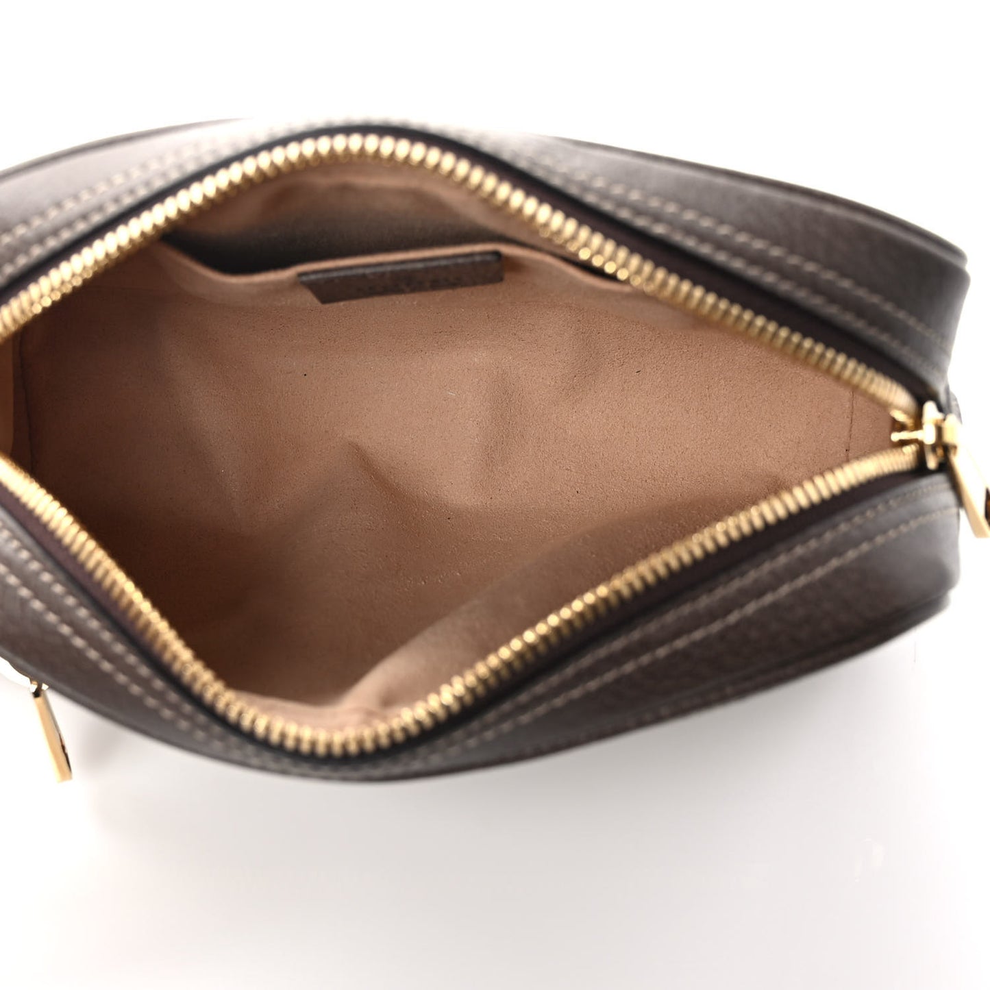 GG Supreme Monogram Web Small Ophidia Belt Bag 95 38 Dark Brown