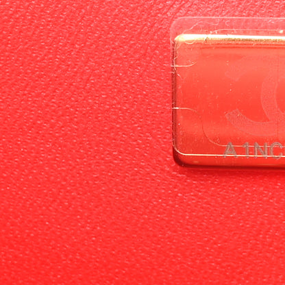 Chanel Lambskin Resin Crystal Square Quilted Monacoco Mini Flap Red 7 of 11
