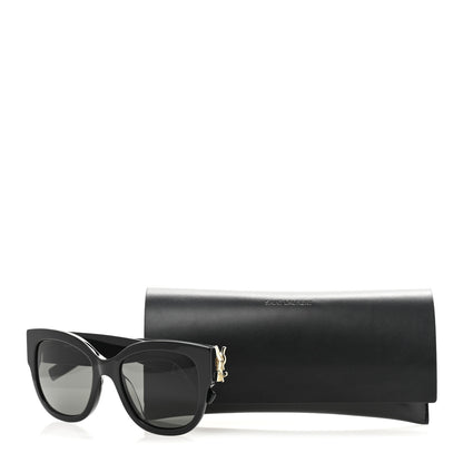 Saint Laurent Acetate Cateye Sunglasses SL M95 F Black 8 of 8