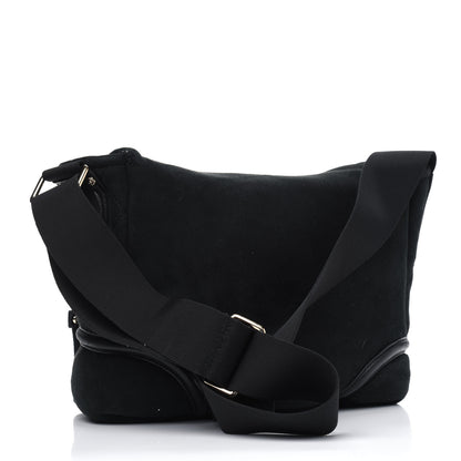 Chanel Suede Sparkling Winter Messenger Black 2 of 9