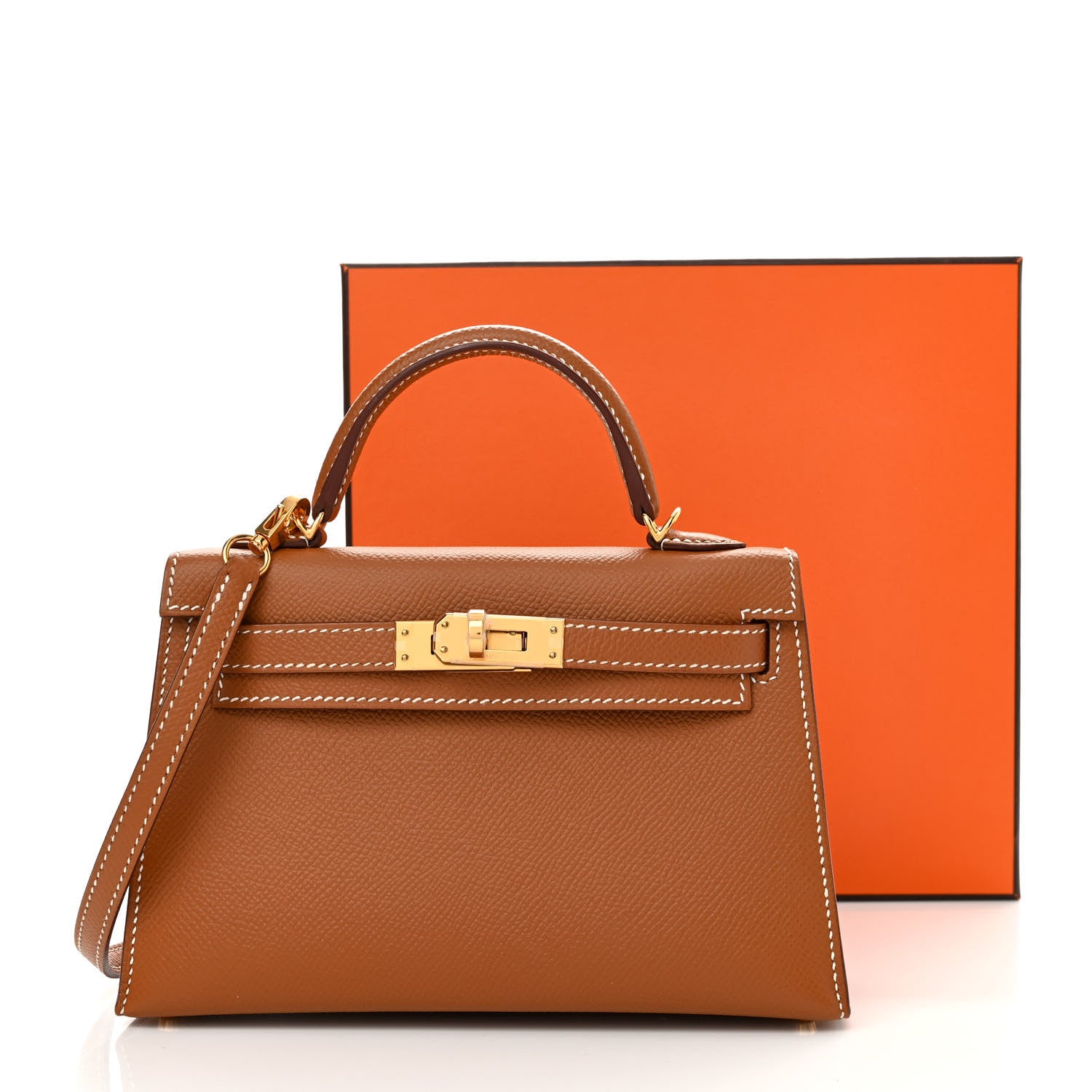 Hermes Epsom Mini Kelly Sellier 20 Gold 11 of 11