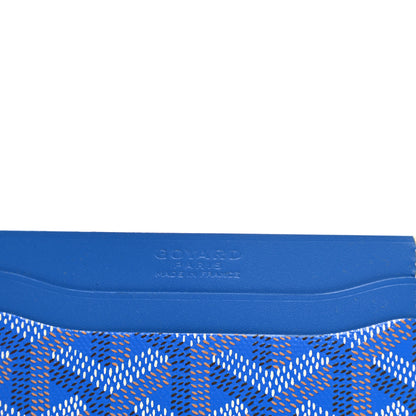 Goyard Goyardine Saint Sulpice Card Holder Sky Blue 6 of 7