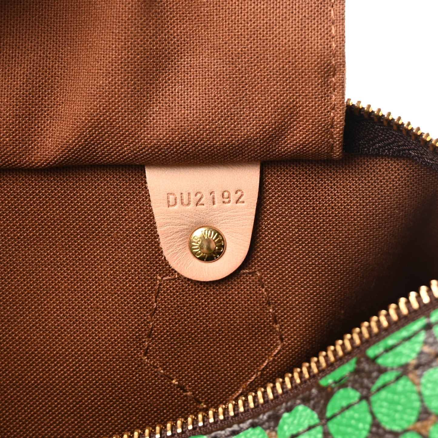 Monogram Kusama Town Speedy 30 Green