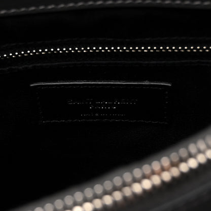 Saint Laurent Calfskin Y Quilted Monogram Medium Loulou Chain Satchel Storm 6 of 9