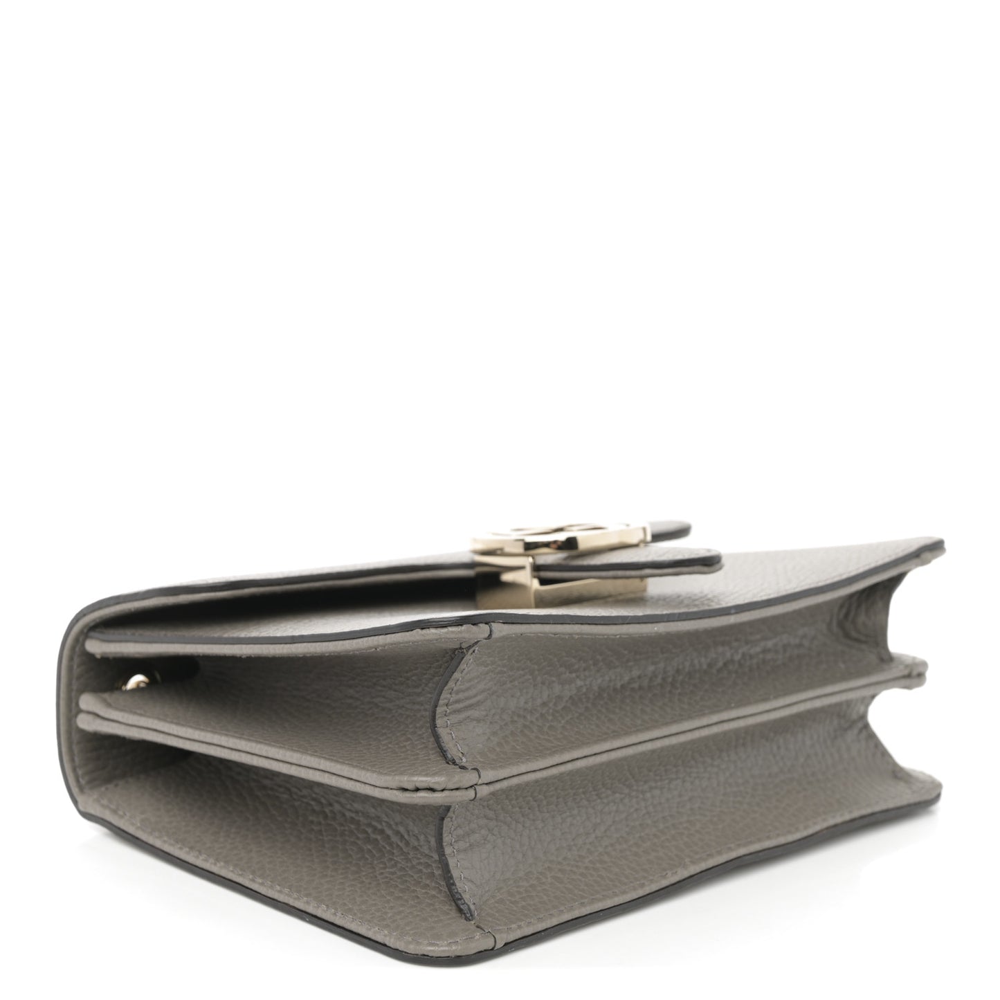 Dollar Calfskin Small Interlocking G Shoulder Bag Loess
