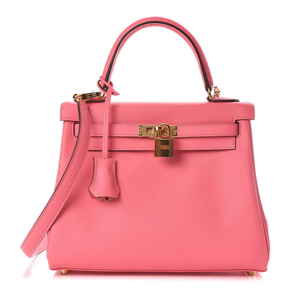 Hermes Swift Kelly Retourne 25 Rose Lipstick 1 of 37