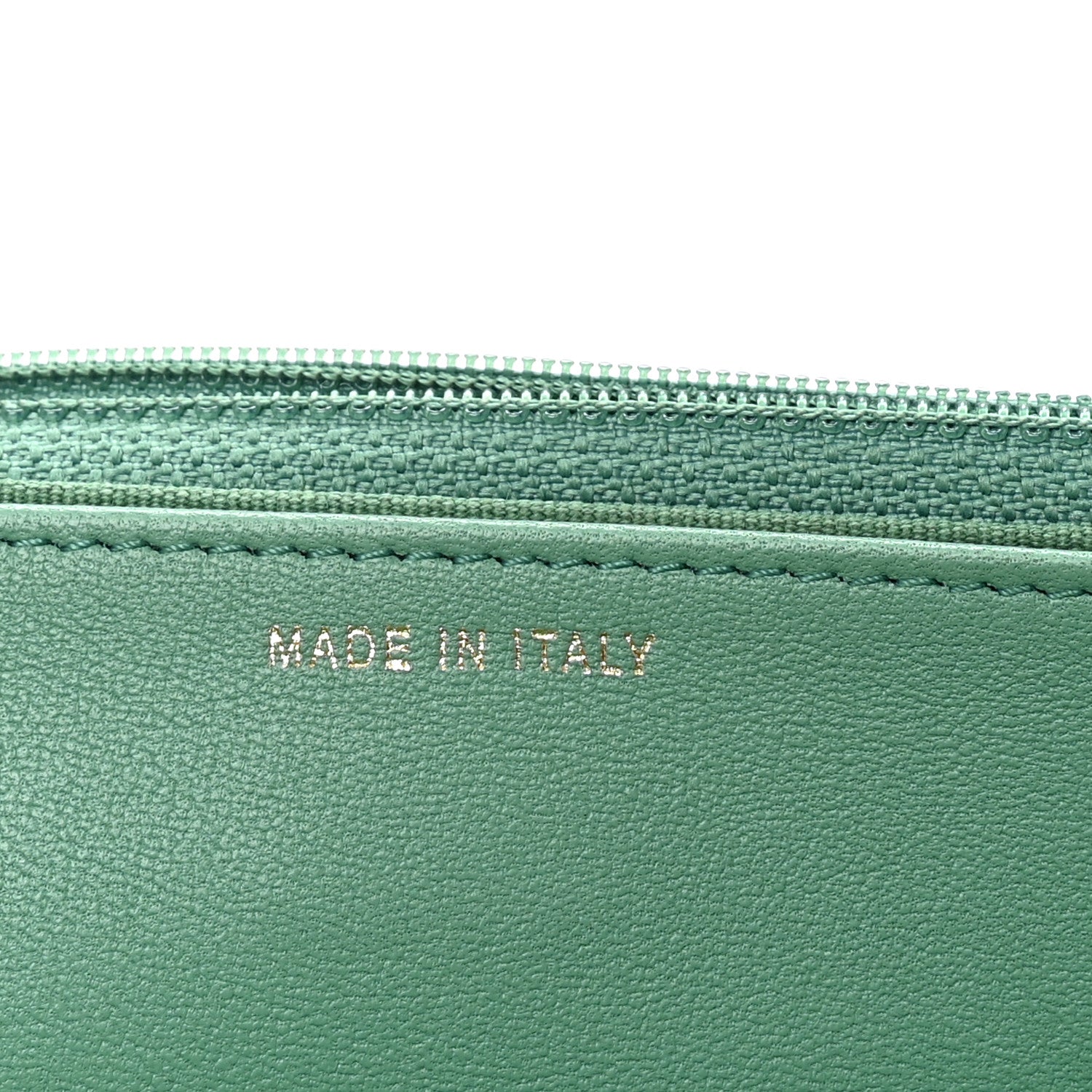 Chanel Lambskin Quilted Trendy CC Wallet On Chain WOC Green 7 of 11