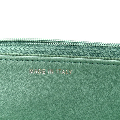Chanel Lambskin Quilted Trendy CC Wallet On Chain WOC Green 7 of 11