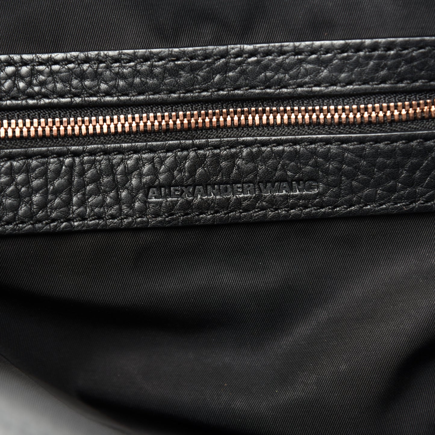 Pebbled Calfskin Prisma Skeletal Hobo Black Rose Gold Hardware