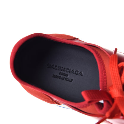Balenciaga Mesh Calfskin Neoprene Suede Mens Race Runner Sneakers 44 Rouge 8 of 8