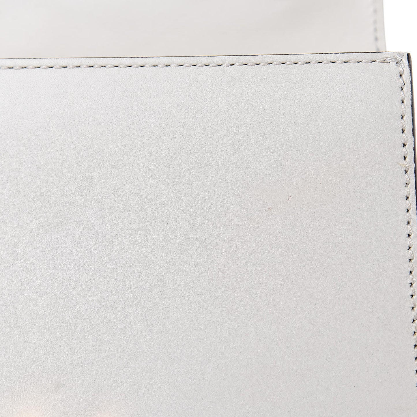Calfskin Mini Sylvie Chain Shoulder Bag White
