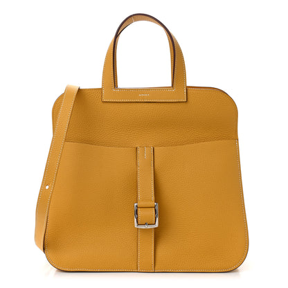 Hermes Taurillon Clemence Halzan 31 Jaune Ambre 3 of 10