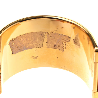 Hermes Enamel Extra Wide Clic Clac H Bracelet PM Orange 6 of 6