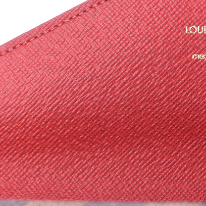 Louis Vuitton Damier Ebene Josephine Wallet Red 10 of 11