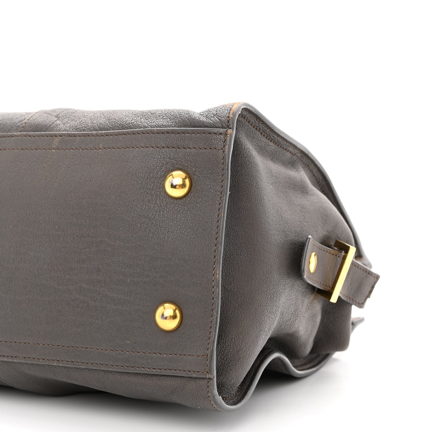 Saint Laurent Sheepskin Small Cabas Chyc Grey 9 of 11