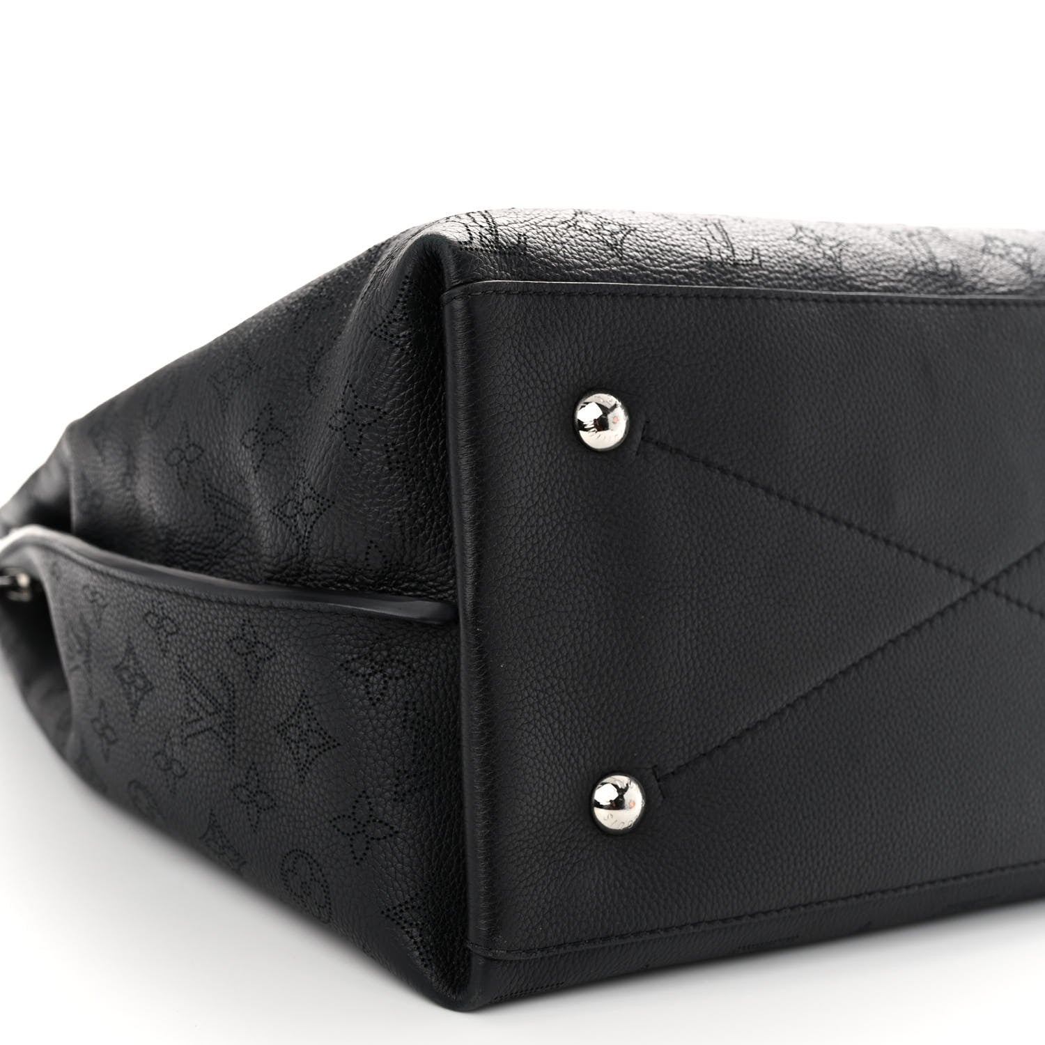 Louis Vuitton Mahina Carmel Hobo Black 8 of 9