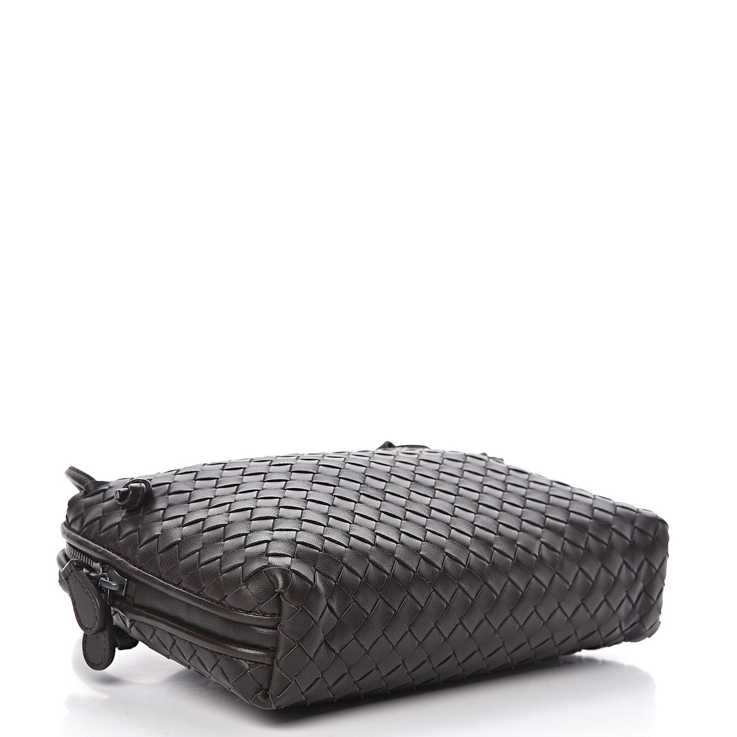 Nappa Intrecciato Nodini Bag Ebano