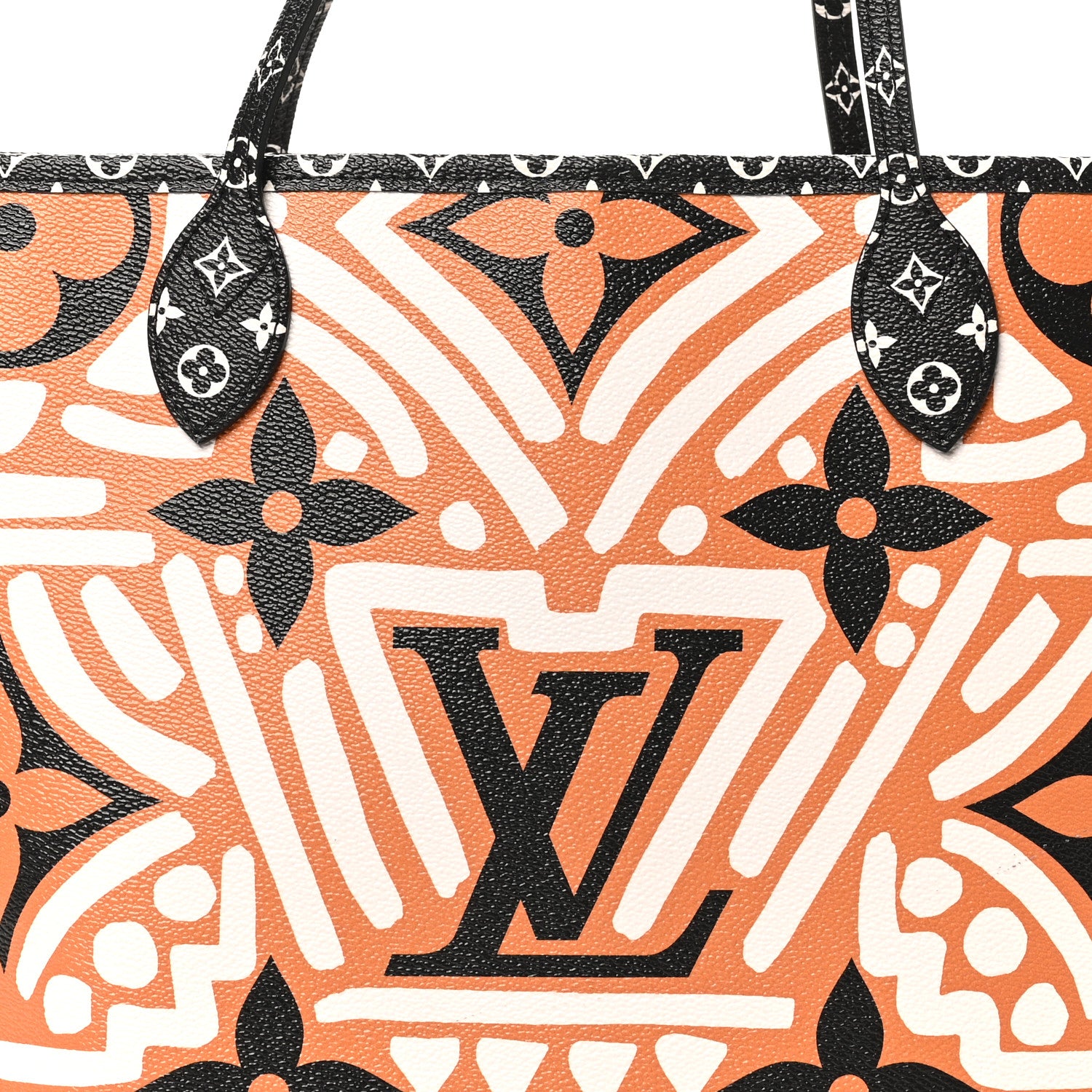 Louis Vuitton Monogram Giant Crafty Neverfull MM Creme Caramel 7 of 9