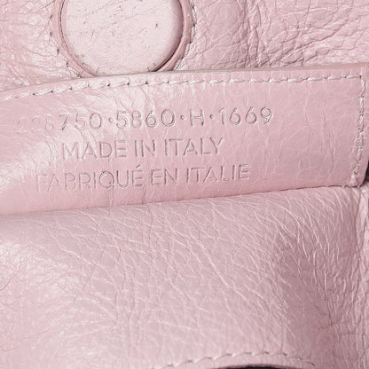 Balenciaga Agneau Classic Hardware S Sunday Tote Rose Poudre Rose Petunia 9 of 17